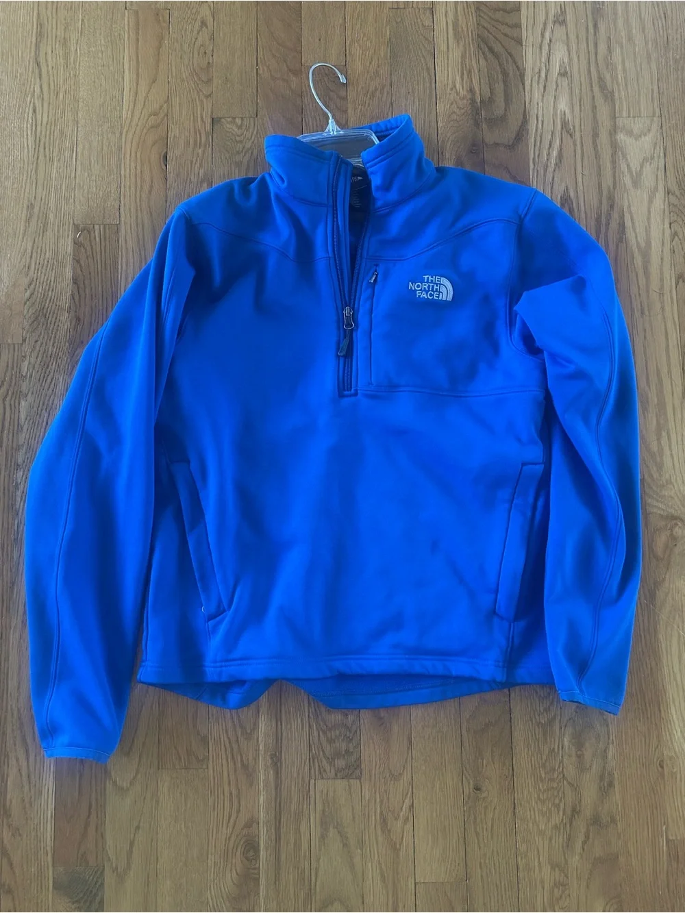 The North Face Electric Blue Men's Half-Zip Fleece Jacket